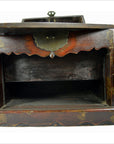 Chinese Coffin Shaped Money Box-8. Asian & Chinese Furniture, Art, Antiques, Vintage Home Décor for sale at FEA Home