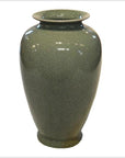 Chinese Crackle Celadon Porcelain Altar Vase-1. Asian & Chinese Furniture, Art, Antiques, Vintage Home Décor for sale at FEA Home