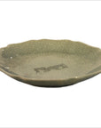 Chinese Crackle Celadon Porcelain Scalloped Plate-2. Asian & Chinese Furniture, Art, Antiques, Vintage Home Décor for sale at FEA Home