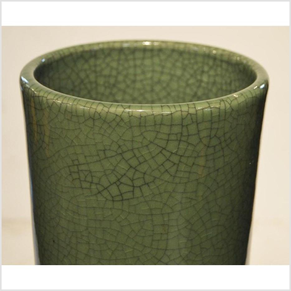 Chinese Crackle Celadon Porcelain Vase-3. Asian & Chinese Furniture, Art, Antiques, Vintage Home Décor for sale at FEA Home