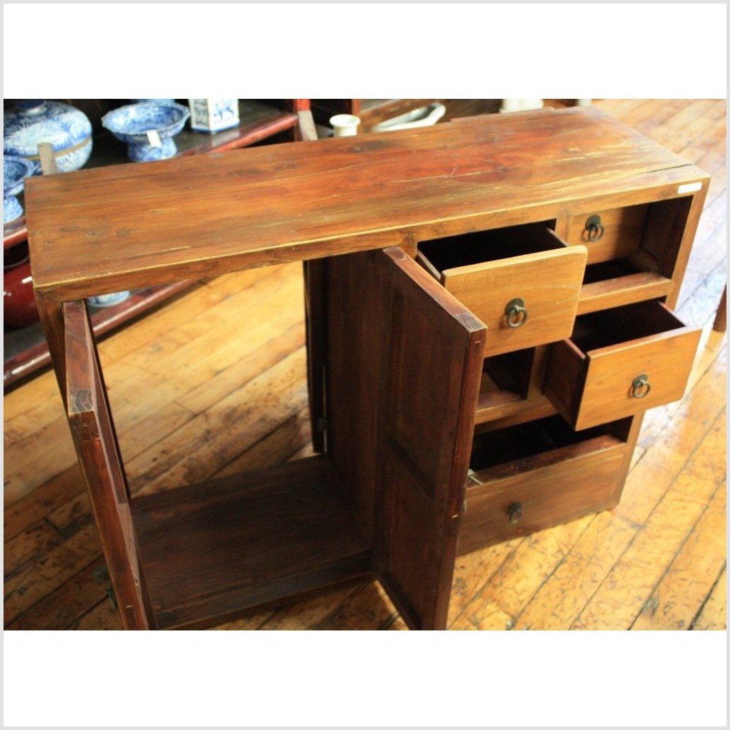Chinese Elm Cabinet with Drawers-3. Asian & Chinese Furniture, Art, Antiques, Vintage Home Décor for sale at FEA Home