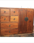 Chinese Elm Cabinet with Drawers-1. Asian & Chinese Furniture, Art, Antiques, Vintage Home Décor for sale at FEA Home
