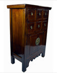 Chinese Elm Wood Apothecary Cabinet-5. Asian & Chinese Furniture, Art, Antiques, Vintage Home Décor for sale at FEA Home