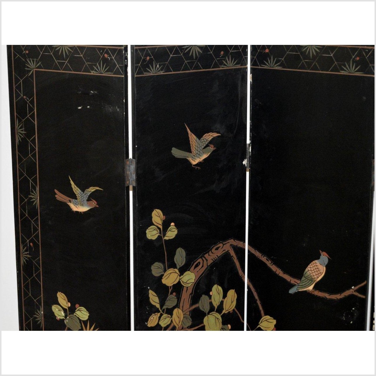 Chinese Gilt Screen-10. Asian & Chinese Furniture, Art, Antiques, Vintage Home Décor for sale at FEA Home