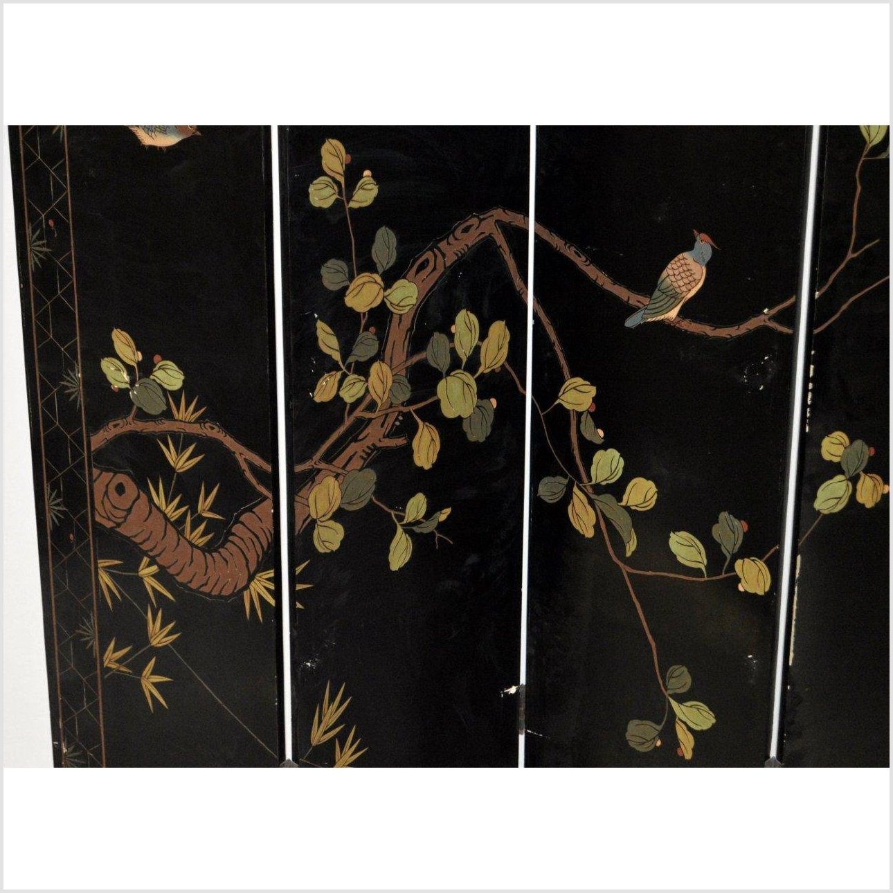 Chinese Gilt Screen-12. Asian & Chinese Furniture, Art, Antiques, Vintage Home Décor for sale at FEA Home