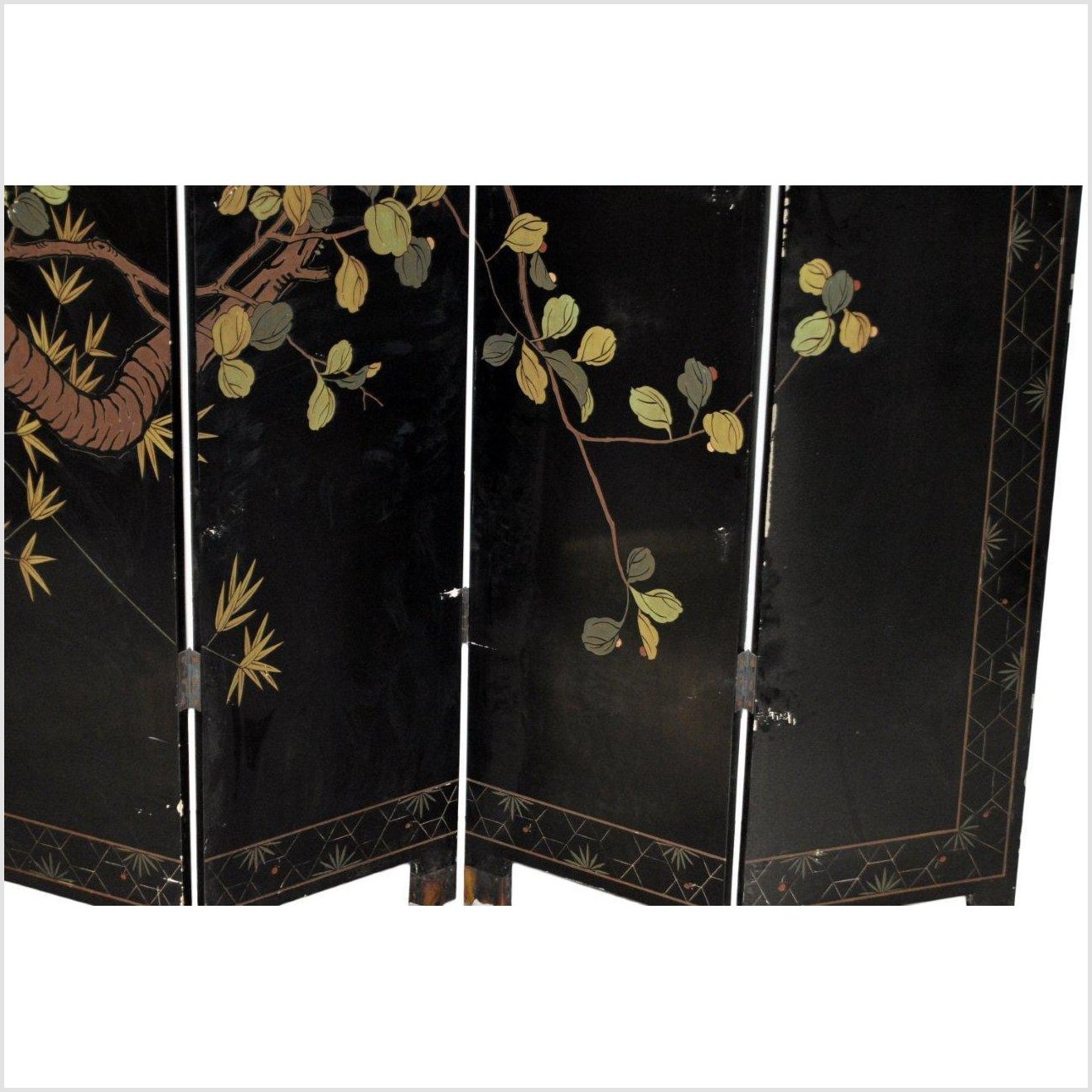 Chinese Gilt Screen-13. Asian & Chinese Furniture, Art, Antiques, Vintage Home Décor for sale at FEA Home