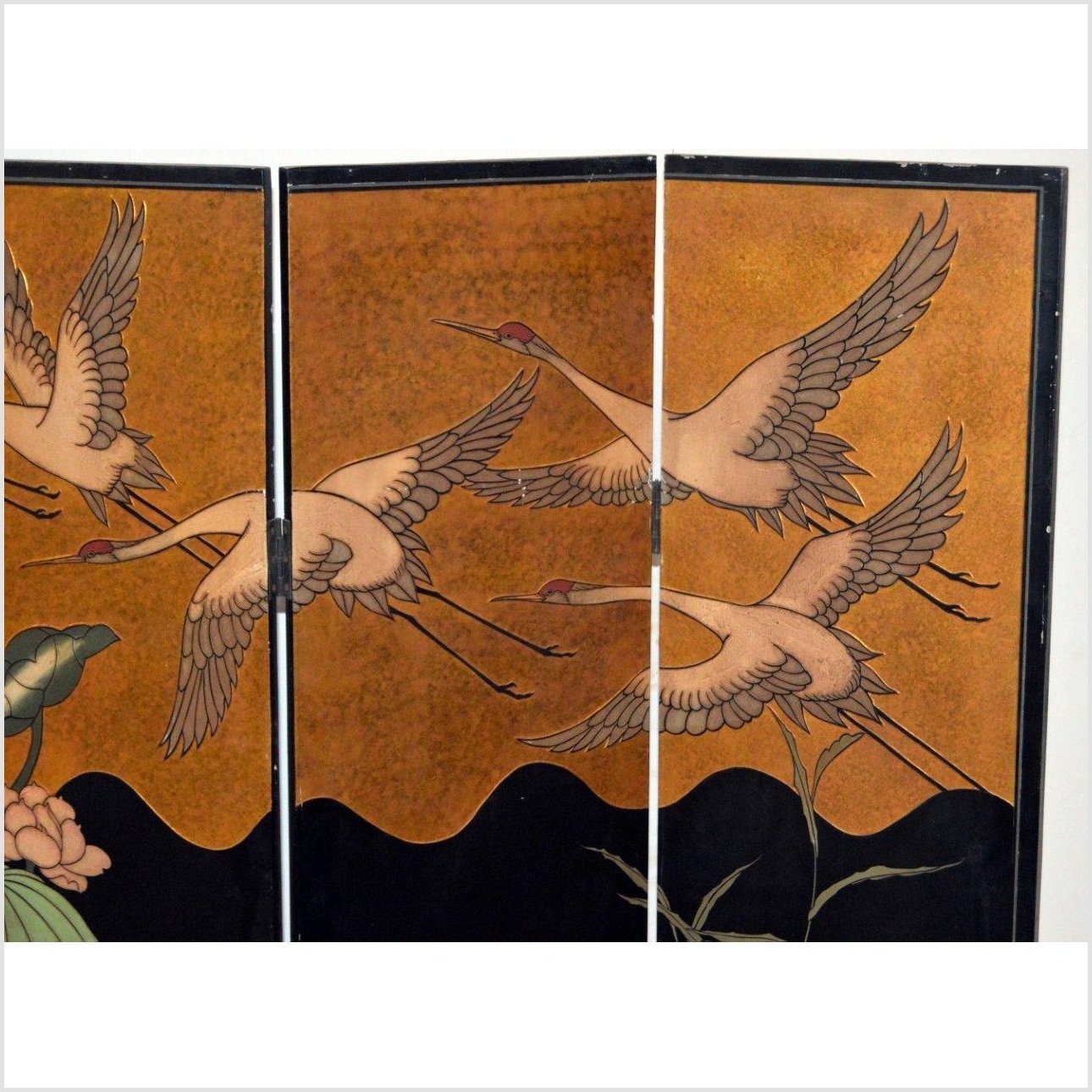 Chinese Gilt Screen-5. Asian & Chinese Furniture, Art, Antiques, Vintage Home Décor for sale at FEA Home