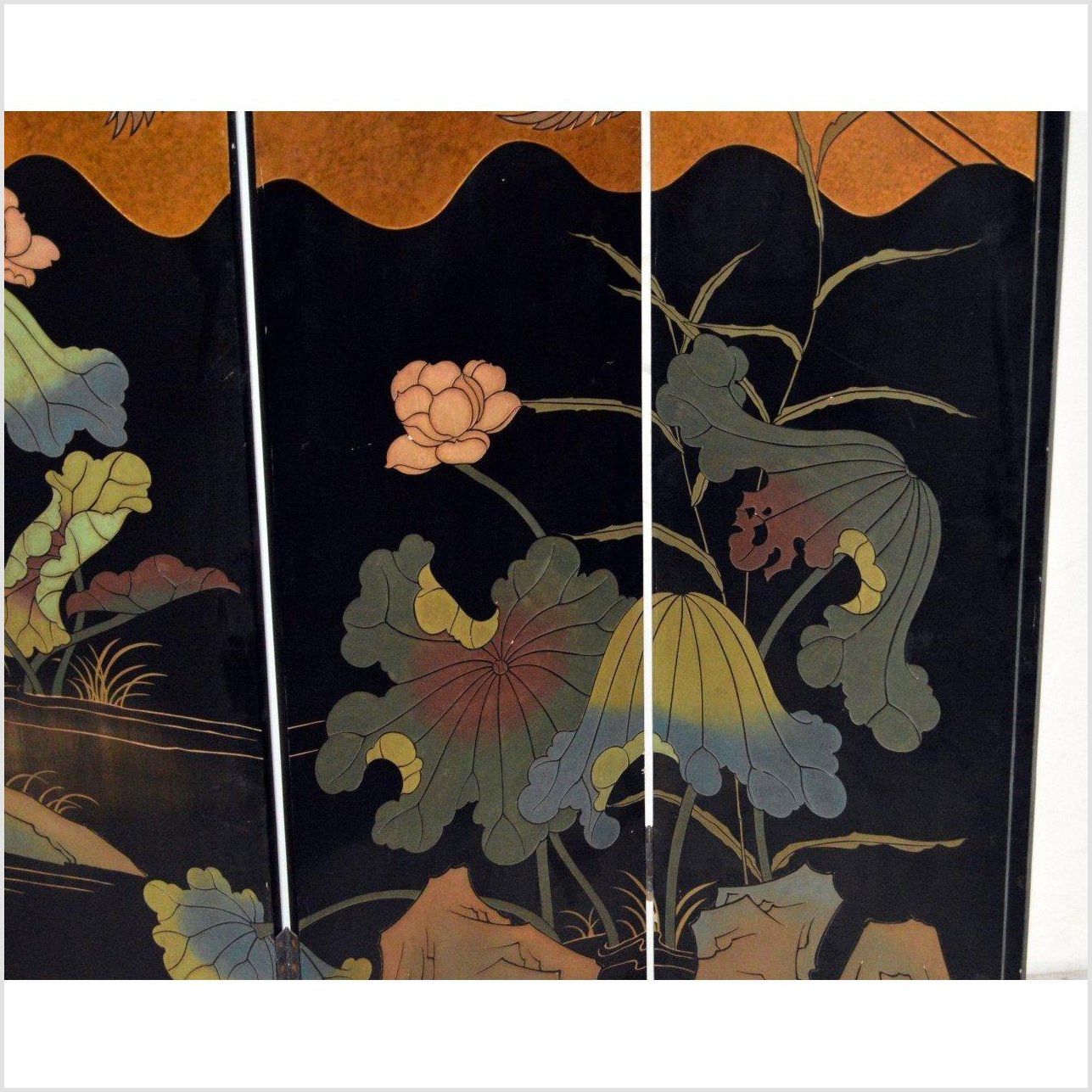 Chinese Gilt Screen-7. Asian & Chinese Furniture, Art, Antiques, Vintage Home Décor for sale at FEA Home