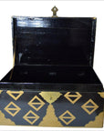 Chinese Gold Tone Lacquered Storage Chest-10. Asian & Chinese Furniture, Art, Antiques, Vintage Home Décor for sale at FEA Home