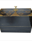 Chinese Gold Tone Lacquered Storage Chest-12. Asian & Chinese Furniture, Art, Antiques, Vintage Home Décor for sale at FEA Home