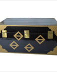 Chinese Gold Tone Lacquered Storage Chest-8. Asian & Chinese Furniture, Art, Antiques, Vintage Home Décor for sale at FEA Home