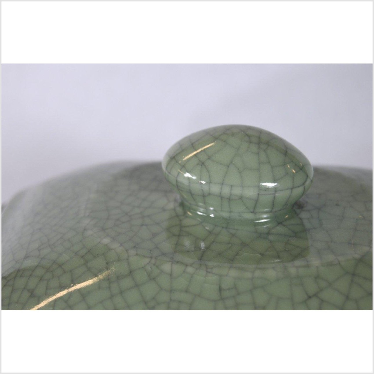 Chinese Green Celadon Container-3. Asian & Chinese Furniture, Art, Antiques, Vintage Home Décor for sale at FEA Home