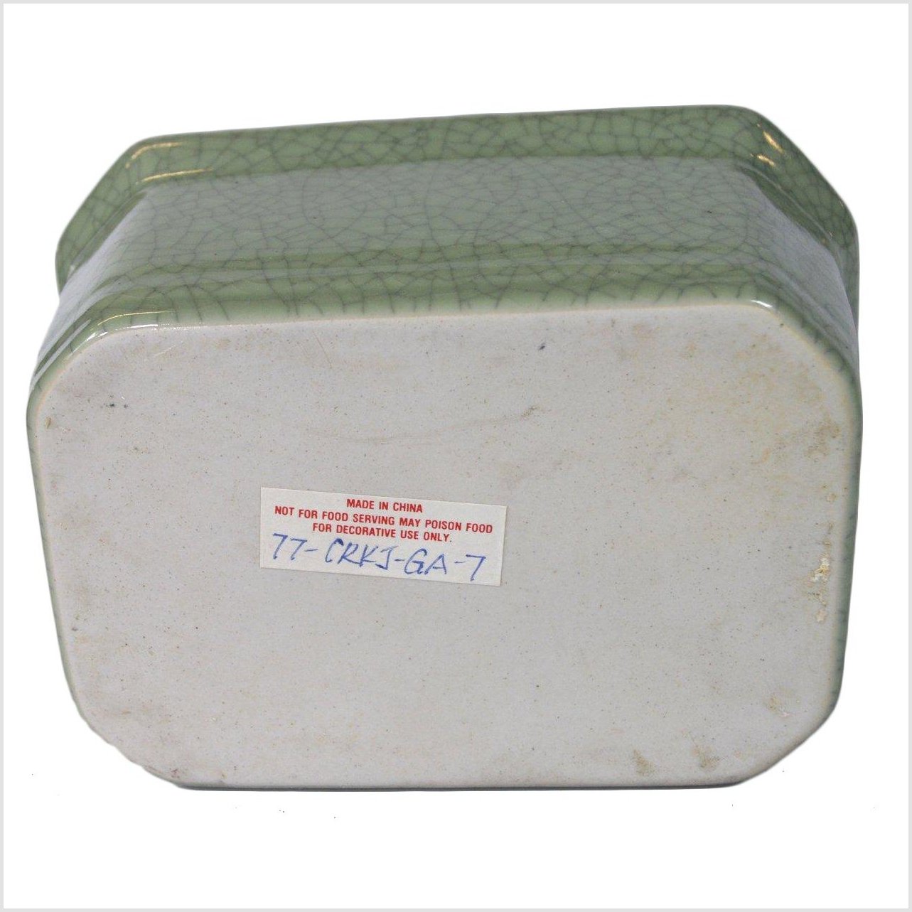 Chinese Green Celadon Container-6. Asian & Chinese Furniture, Art, Antiques, Vintage Home Décor for sale at FEA Home