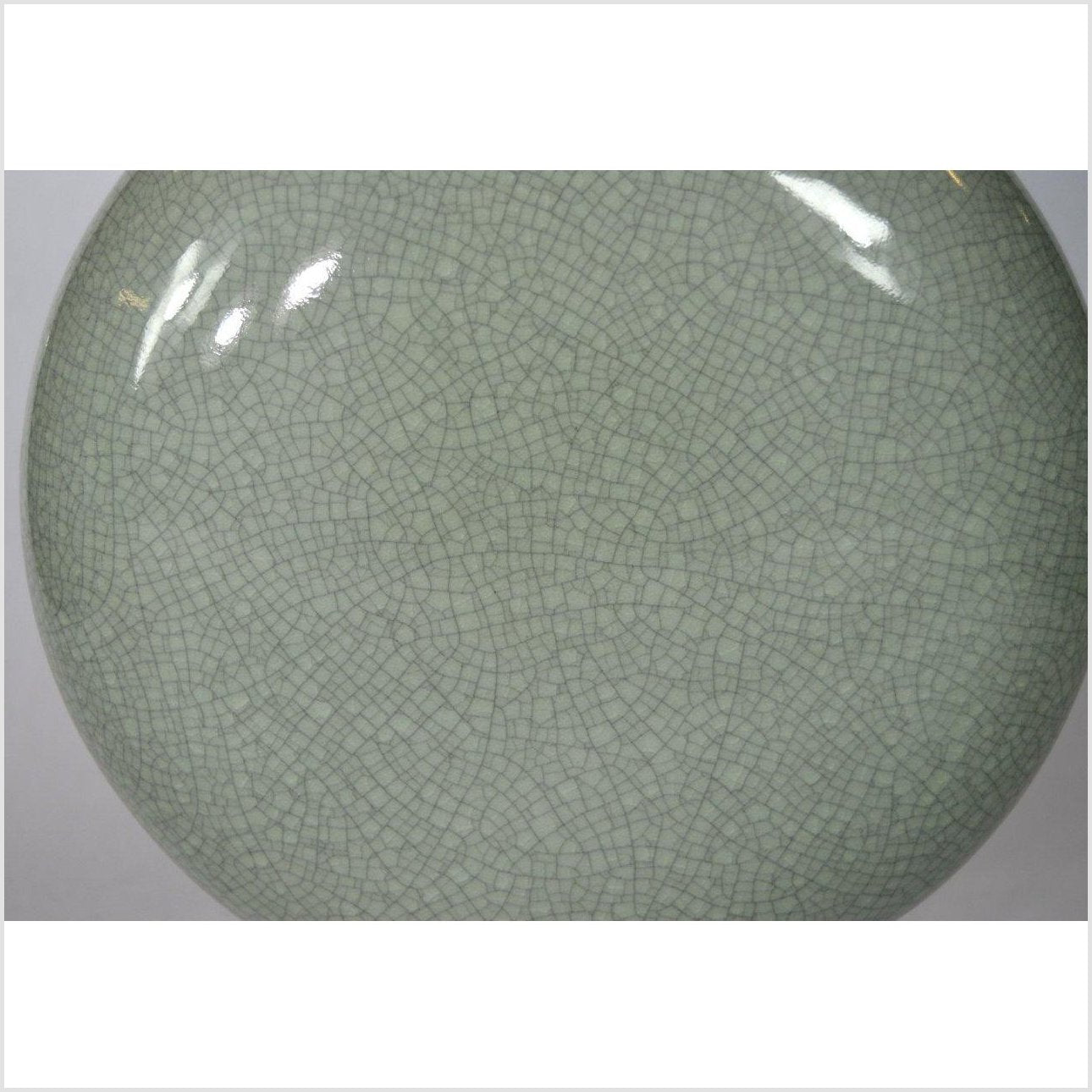 Chinese Green Celadon Flask-5. Asian & Chinese Furniture, Art, Antiques, Vintage Home Décor for sale at FEA Home