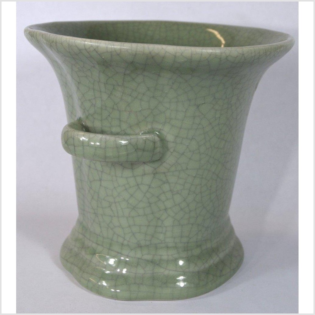 Chinese Green Celadon Planter-4. Asian & Chinese Furniture, Art, Antiques, Vintage Home Décor for sale at FEA Home