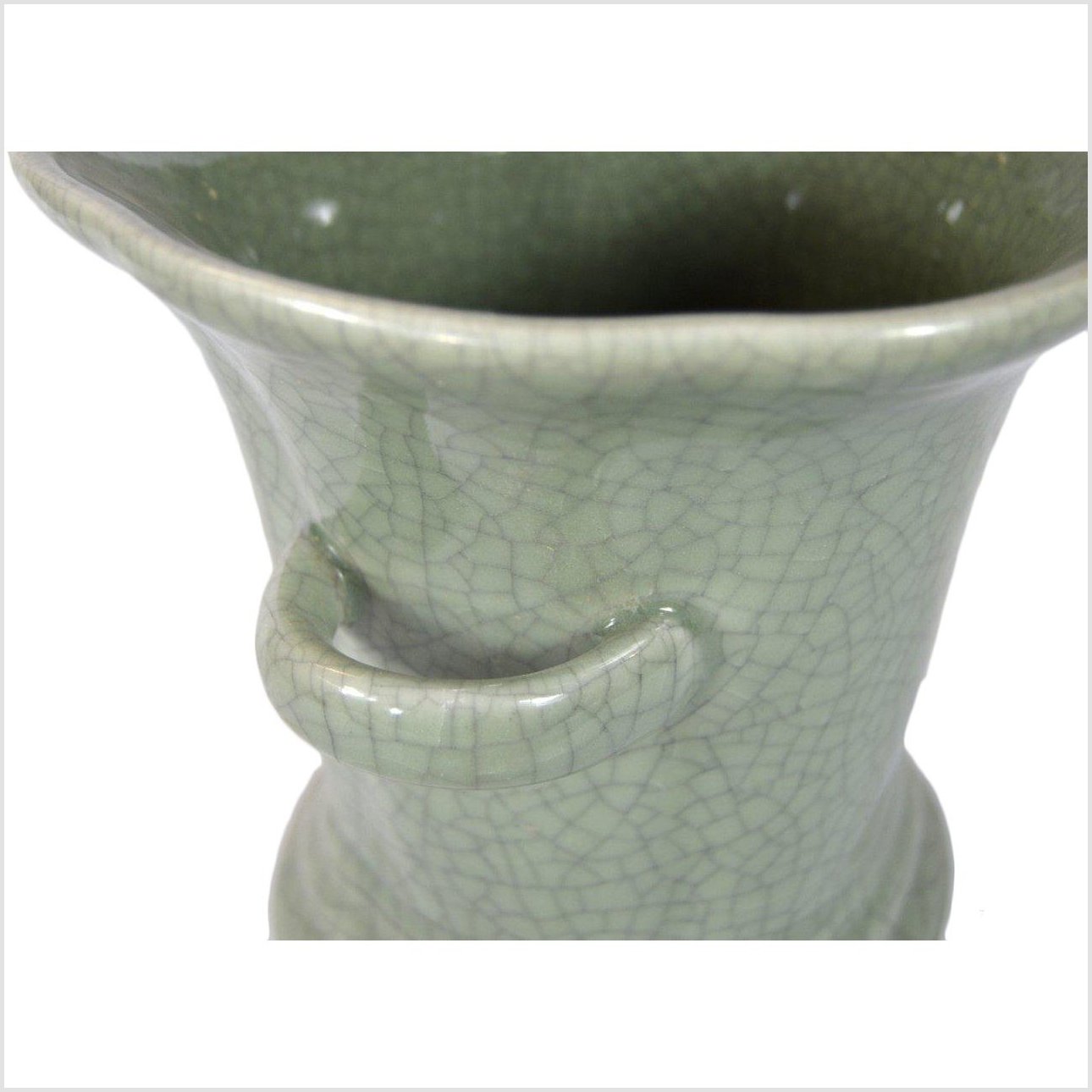 Chinese Green Celadon Planter-5. Asian & Chinese Furniture, Art, Antiques, Vintage Home Décor for sale at FEA Home