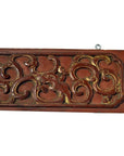 Chinese Hand Carved Wood Plaque-1. Asian & Chinese Furniture, Art, Antiques, Vintage Home Décor for sale at FEA Home
