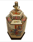 Chinese Hand Painted Lamp-2. Asian & Chinese Furniture, Art, Antiques, Vintage Home Décor for sale at FEA Home