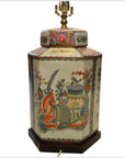 Chinese Hand Painted Lamp-6. Asian & Chinese Furniture, Art, Antiques, Vintage Home Décor for sale at FEA Home