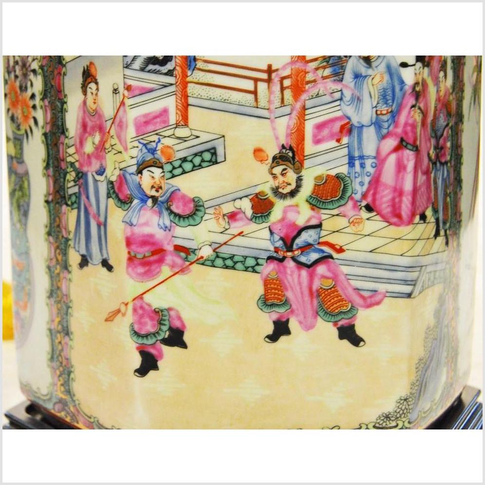 Chinese Hand Painted Lamp-5. Asian & Chinese Furniture, Art, Antiques, Vintage Home Décor for sale at FEA Home