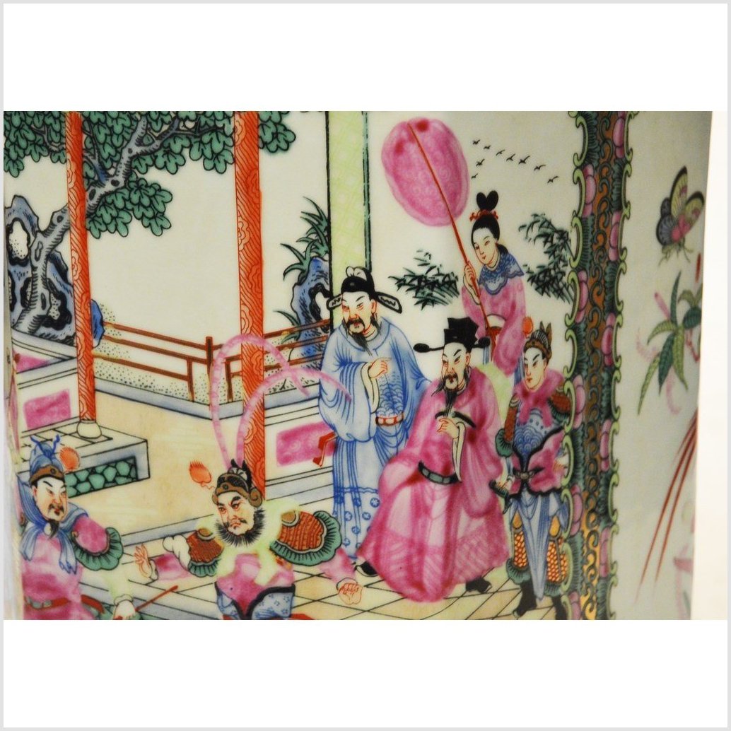 Chinese Hand Painted Lamp-6. Asian & Chinese Furniture, Art, Antiques, Vintage Home Décor for sale at FEA Home
