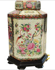 Chinese Hand Painted Lamp-7. Asian & Chinese Furniture, Art, Antiques, Vintage Home Décor for sale at FEA Home
