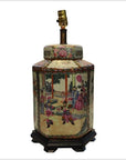 Chinese Hand Painted Lamp-1. Asian & Chinese Furniture, Art, Antiques, Vintage Home Décor for sale at FEA Home