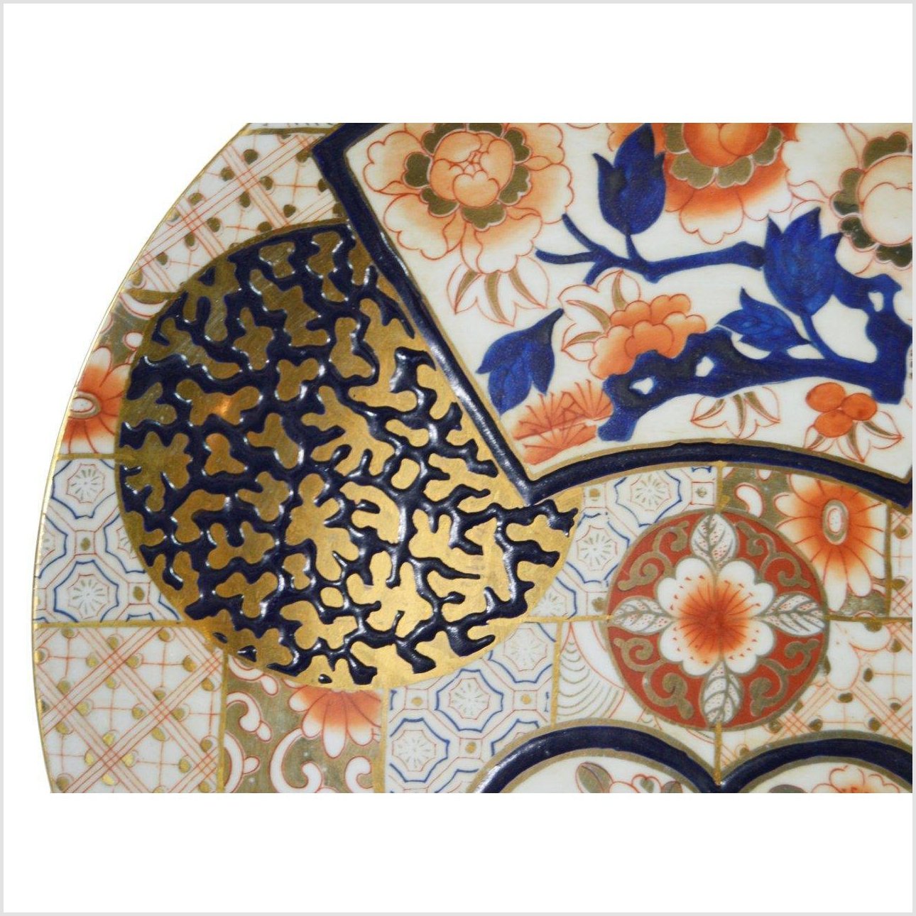 Chinese Hand Painted Plate-3. Asian & Chinese Furniture, Art, Antiques, Vintage Home Décor for sale at FEA Home
