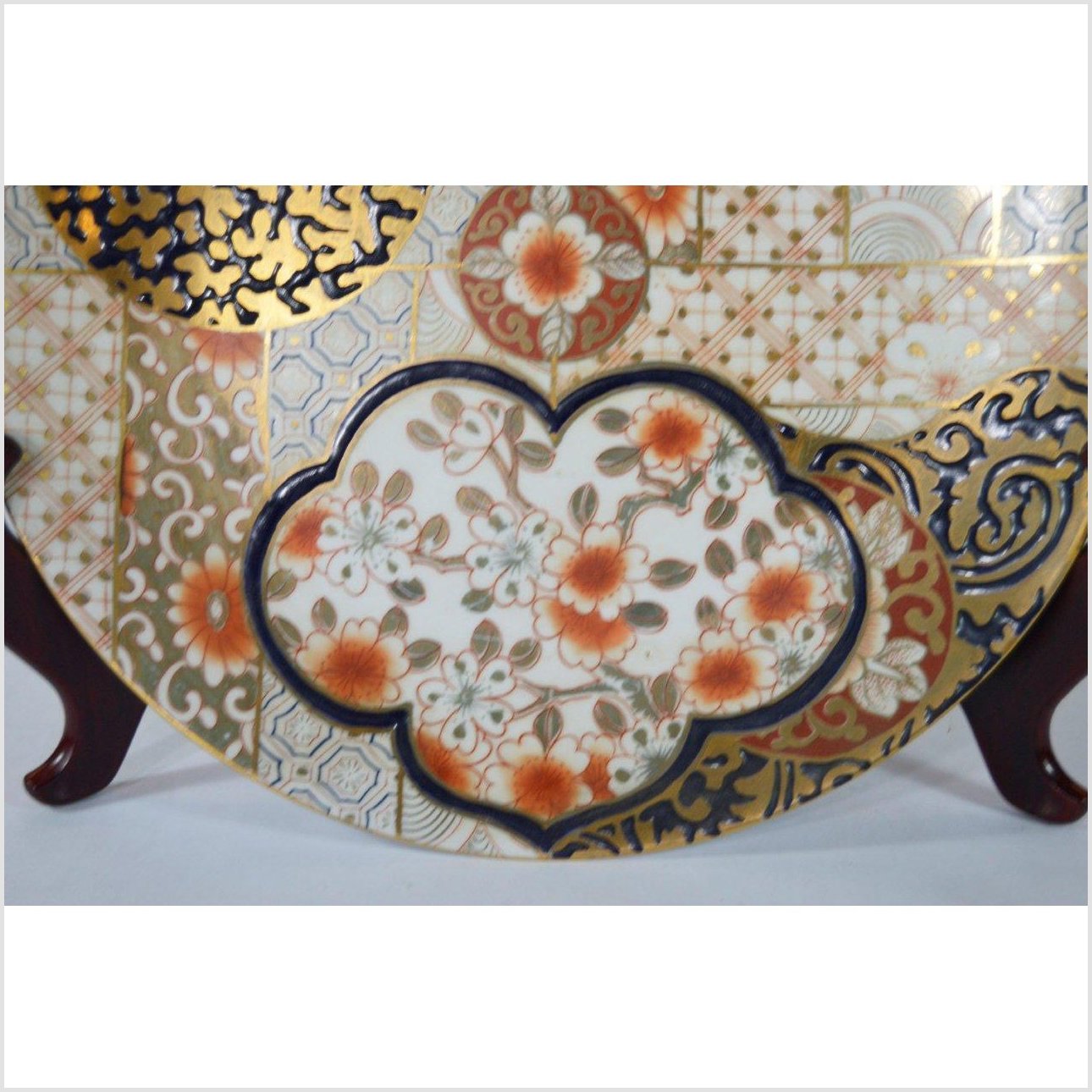Chinese Hand Painted Plate-4. Asian & Chinese Furniture, Art, Antiques, Vintage Home Décor for sale at FEA Home