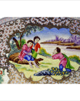Chinese Hand Painted Porcelain Charger-2. Asian & Chinese Furniture, Art, Antiques, Vintage Home Décor for sale at FEA Home