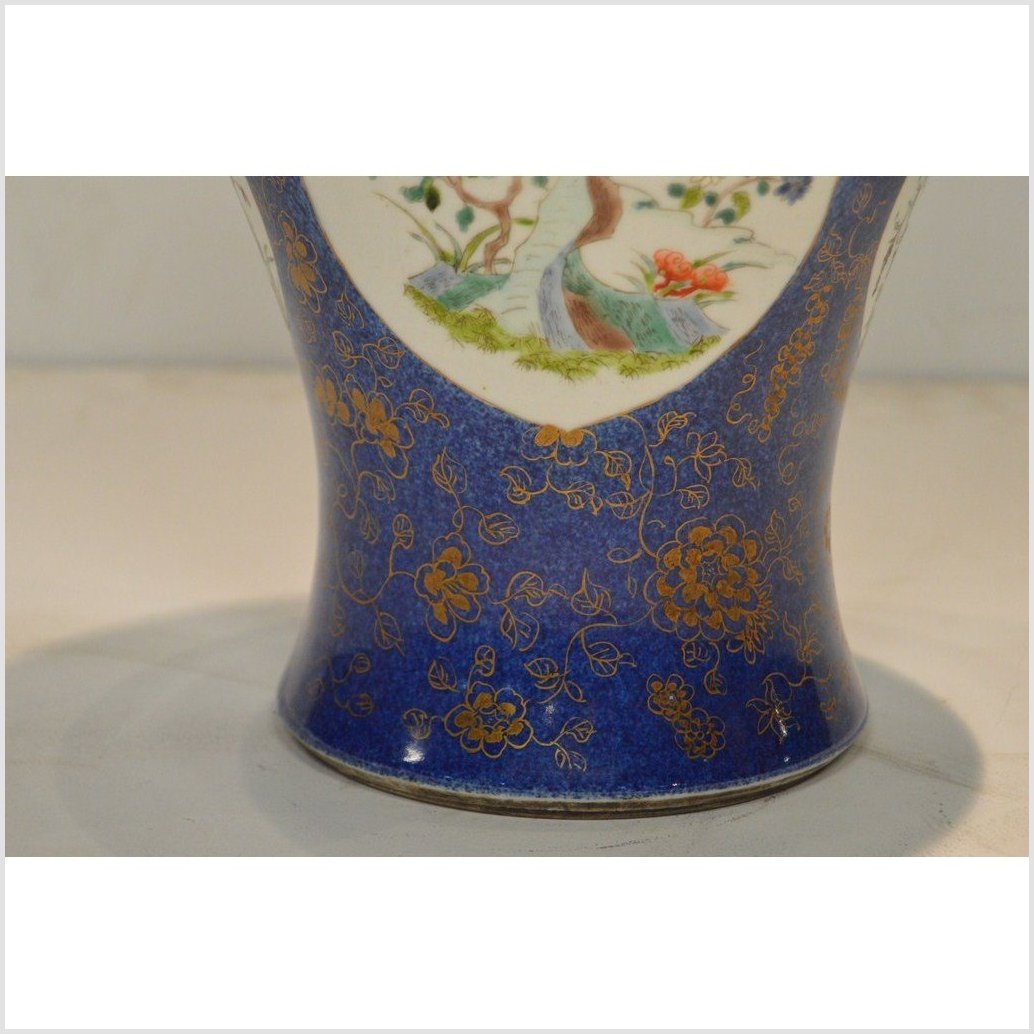 Vintage Hand-Painted Ginger Jar-11. Asian & Chinese Furniture, Art, Antiques, Vintage Home Décor for sale at FEA Home