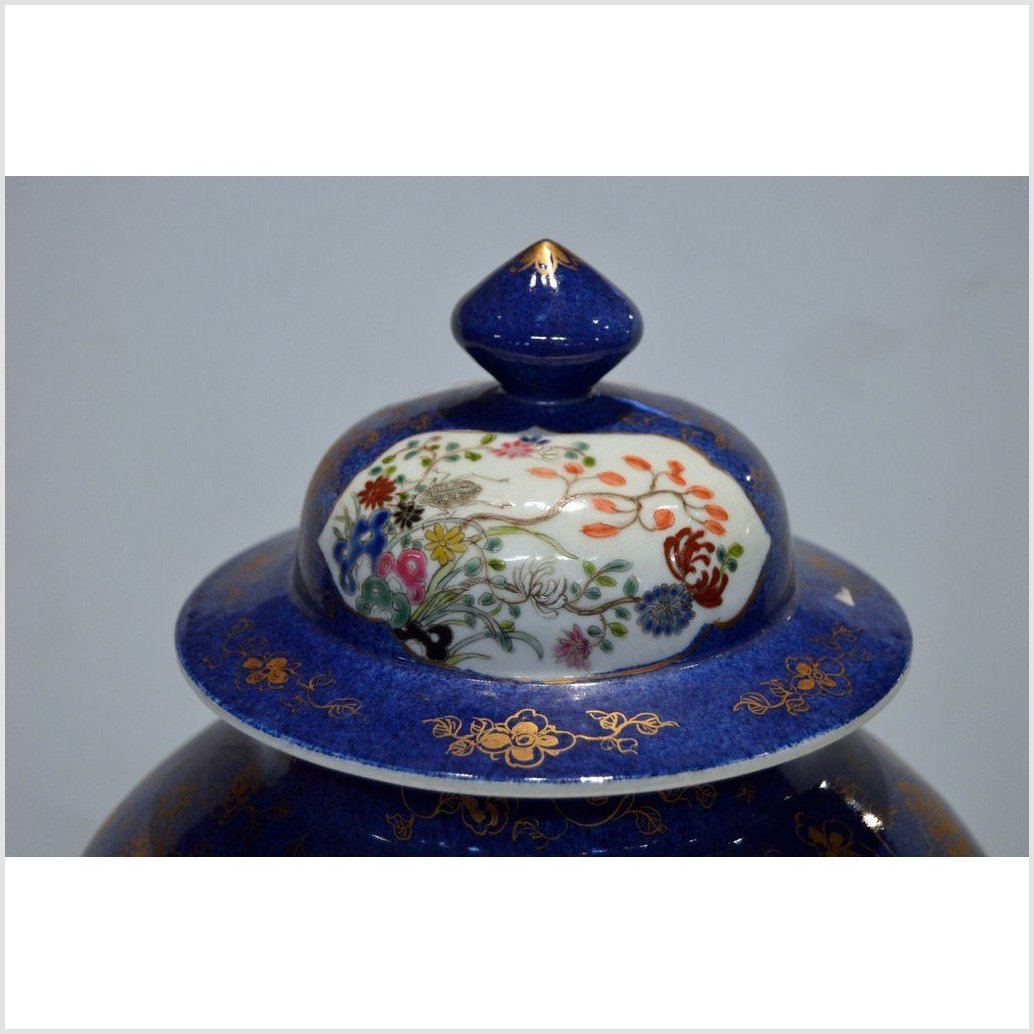 Vintage Hand-Painted Ginger Jar-8. Asian & Chinese Furniture, Art, Antiques, Vintage Home Décor for sale at FEA Home