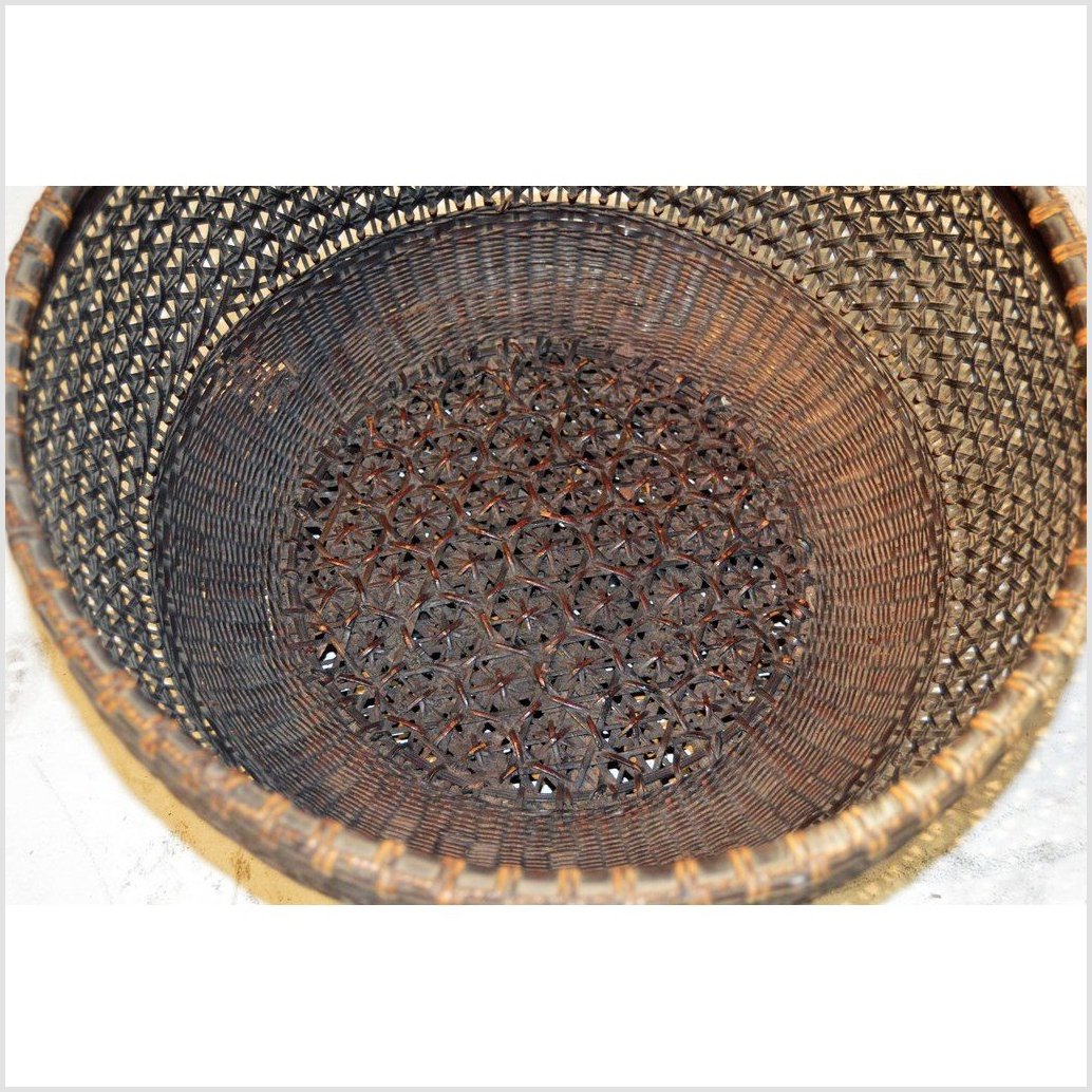 Chinese Lacquered Bamboo Basket-4. Asian & Chinese Furniture, Art, Antiques, Vintage Home Décor for sale at FEA Home