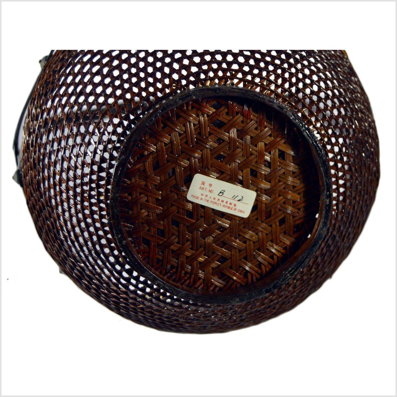 Chinese Lacquered Basket-5. Asian & Chinese Furniture, Art, Antiques, Vintage Home Décor for sale at FEA Home