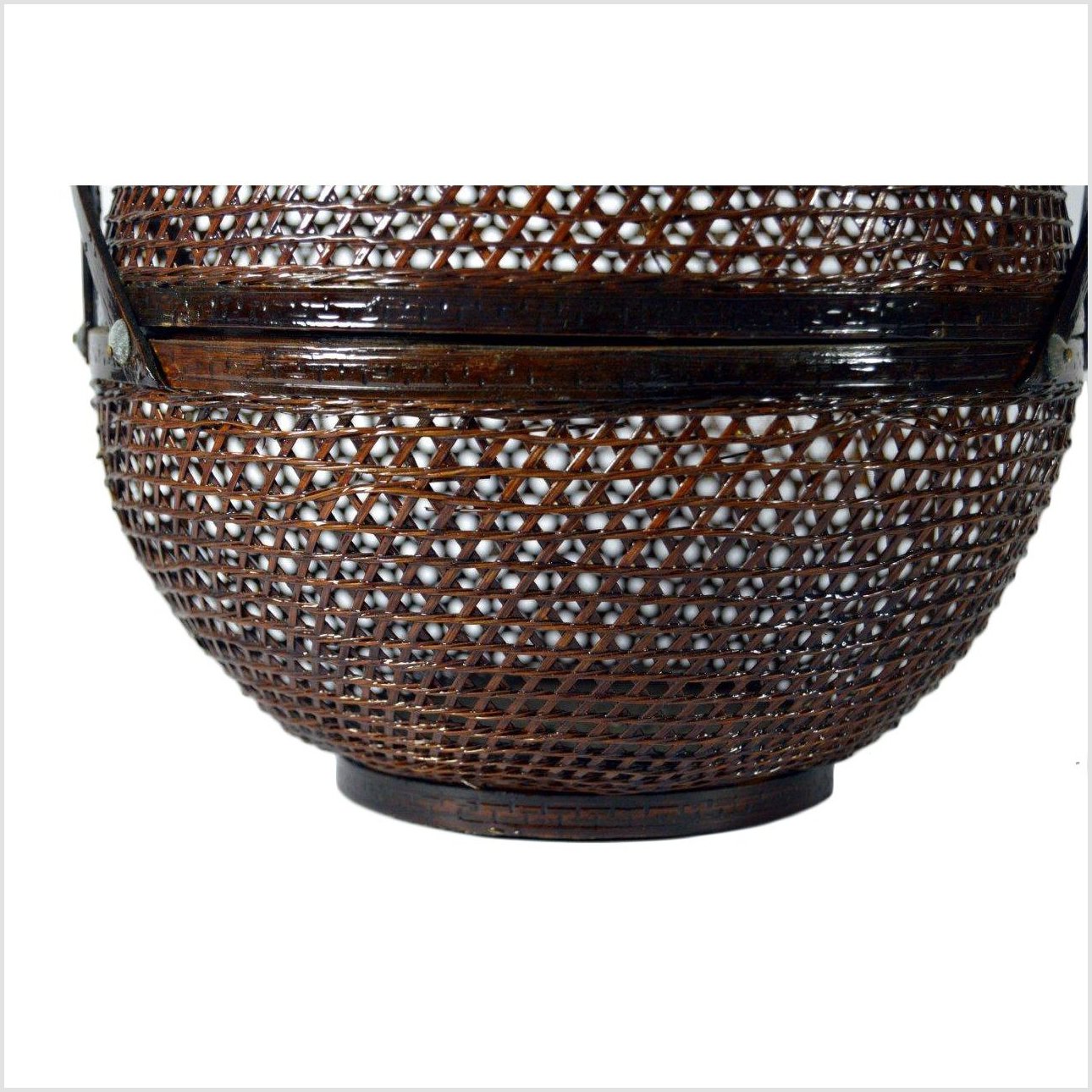 Chinese Lacquered Basket-6. Asian & Chinese Furniture, Art, Antiques, Vintage Home Décor for sale at FEA Home