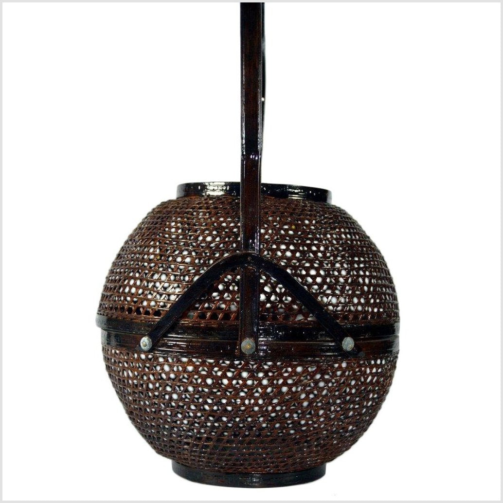 Chinese Lacquered Basket-8. Asian & Chinese Furniture, Art, Antiques, Vintage Home Décor for sale at FEA Home
