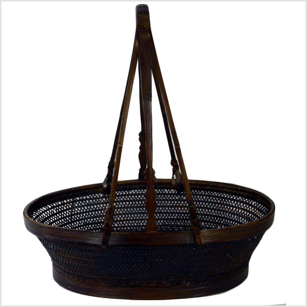 Chinese Lacquered Basket-4. Asian & Chinese Furniture, Art, Antiques, Vintage Home Décor for sale at FEA Home