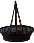 Chinese Lacquered Basket-4. Asian & Chinese Furniture, Art, Antiques, Vintage Home Décor for sale at FEA Home