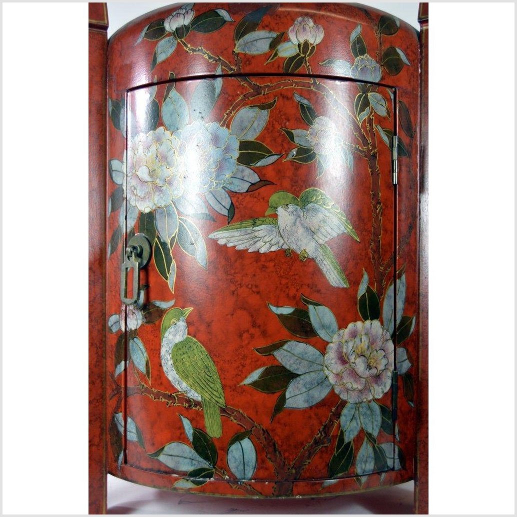 Chinese Lacquered Nightstand-4. Asian & Chinese Furniture, Art, Antiques, Vintage Home Décor for sale at FEA Home