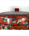 Chinese Lacquered Nightstand-5. Asian & Chinese Furniture, Art, Antiques, Vintage Home Décor for sale at FEA Home