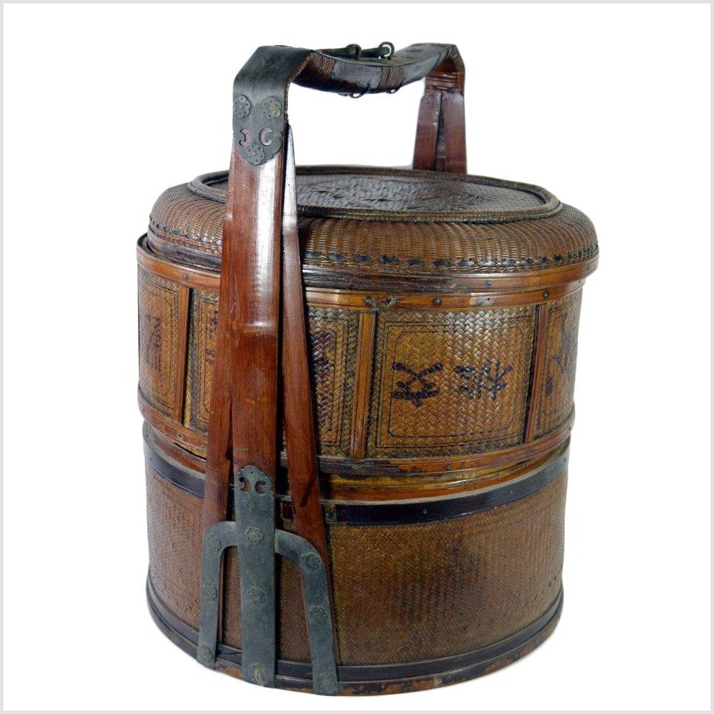Chinese Large Wedding Basket-8. Asian & Chinese Furniture, Art, Antiques, Vintage Home Décor for sale at FEA Home