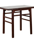 Chinese Late Qing Dynasty Elm Scholar's Table with Custom Lacquer Finish-1. Asian & Chinese Furniture, Art, Antiques, Vintage Home Décor for sale at FEA Home