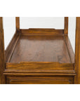 Tall Wooden Three-Shelf Bookcase with Two Drawers-13. Asian & Chinese Furniture, Art, Antiques, Vintage Home Décor for sale at FEA Home