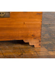 Chinese Late Qing Dynasty Pine Chest with Brass Hardware and Bracket Feet-10. Asian & Chinese Furniture, Art, Antiques, Vintage Home Décor for sale at FEA Home