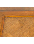Chinese Late Qing Dynasty Side Table with Woven Rattan Top and Horse Hoof Feet-11. Asian & Chinese Furniture, Art, Antiques, Vintage Home Décor for sale at FEA Home