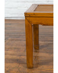 Chinese Late Qing Dynasty Side Table with Woven Rattan Top and Horse Hoof Feet-9. Asian & Chinese Furniture, Art, Antiques, Vintage Home Décor for sale at FEA Home