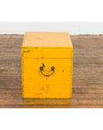 Chinese Late Qing Dynasty Yellow Lacquered Blanket Chest with Brass Hardware-11. Asian & Chinese Furniture, Art, Antiques, Vintage Home Décor for sale at FEA Home