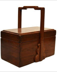 Chinese Lidded Wood Box-2. Asian & Chinese Furniture, Art, Antiques, Vintage Home Décor for sale at FEA Home