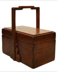 Chinese Lidded Wood Box-3. Asian & Chinese Furniture, Art, Antiques, Vintage Home Décor for sale at FEA Home