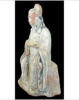 17th Century Ming Dynasty Terracotta Court Figure Statuette-4. Asian & Chinese Furniture, Art, Antiques, Vintage Home Décor for sale at FEA Home